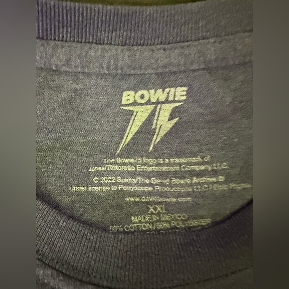 Bowie Graphic T-Shirt - Purple size 2xl - Picture 3 of 4